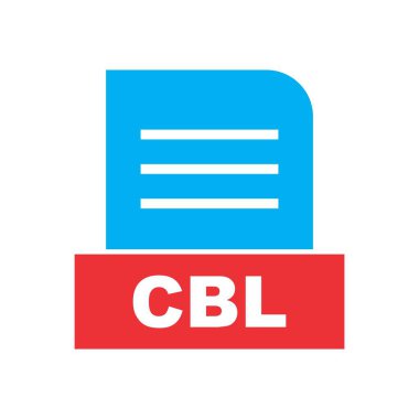 Soyut Arkaplanda CBL dosyası izole edildi