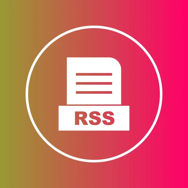 Rss Файл Isolated Abstract Background — стокове фото