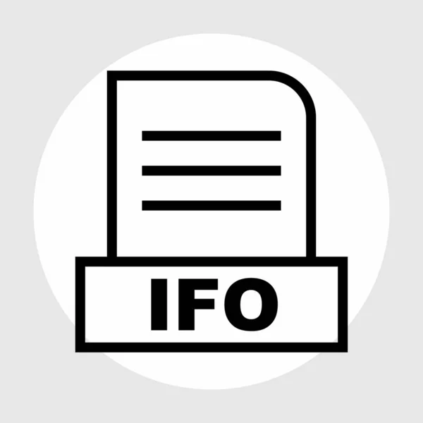 Ifo Fil Isolerad Abstrakt Bakgrund — Stockfoto