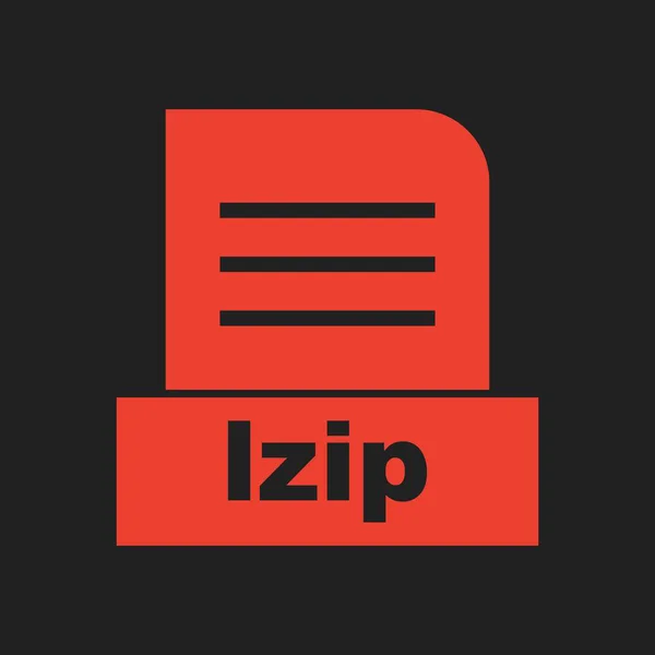 Lzip File Isolated Abstract Background — Stock Photo, Image