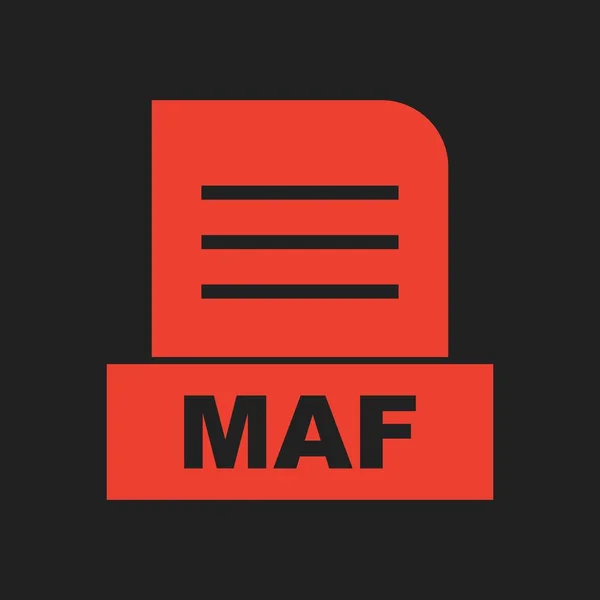 Maf File Isolated Abstract Background — Stock Photo, Image