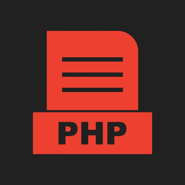 File Php Isolato Sfondo Astratto — Foto Stock