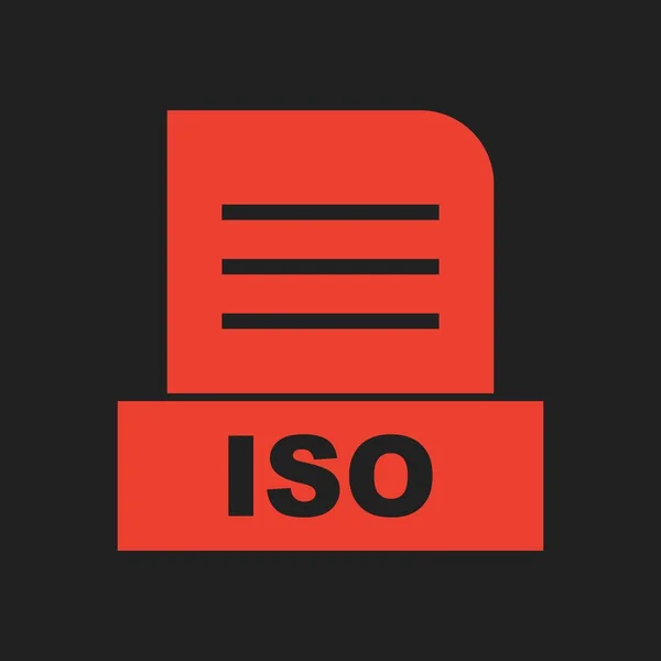 Iso File Isolated Abstract Background — Stock Photo, Image