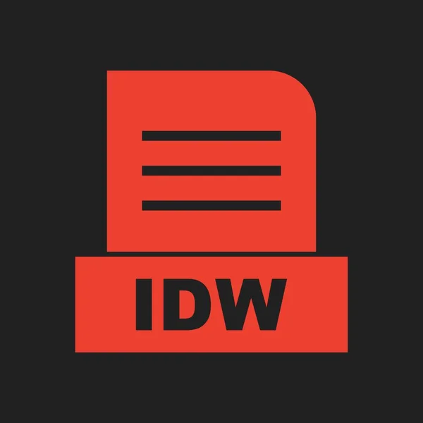 Idw File Isolated Abstract Background — Stock Photo, Image