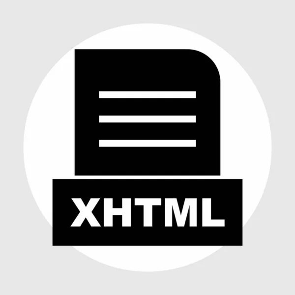 Izolovaný Soubor Xhtml Abstraktním Pozadí — Stock fotografie