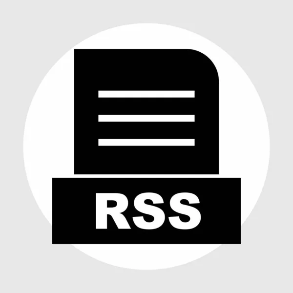 Изолированный Файл Rss Абстрактном Фоне — стоковое фото