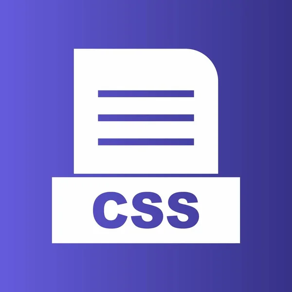 Css Bestand Geïsoleerd Abstracte Achtergrond — Stockfoto