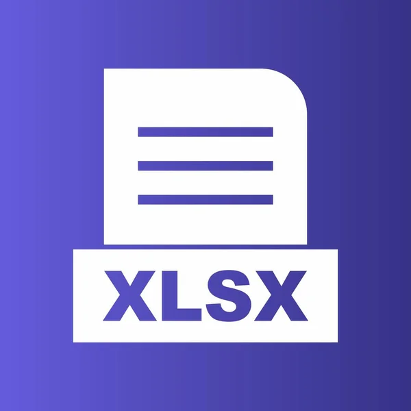 Xlsx Fájl Elkülönített Absztrakt Háttér — Stock Fotó