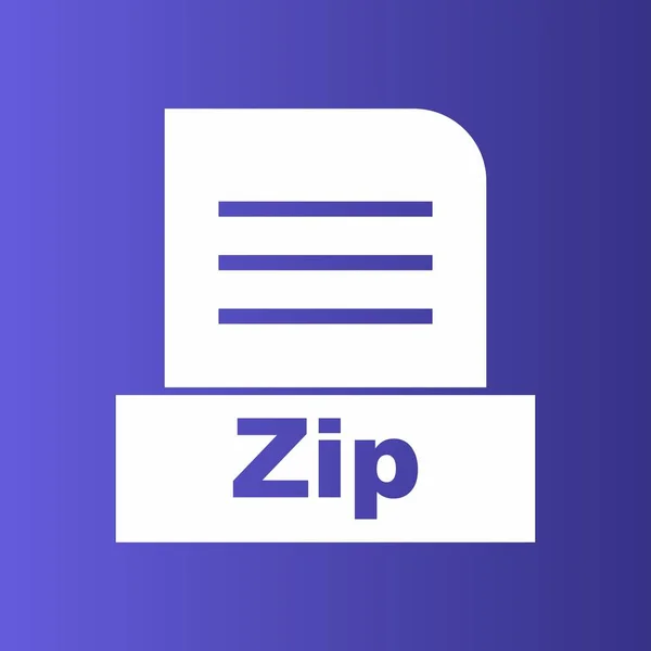 Zip Fil Isolerad Abstrakt Bakgrund — Stockfoto