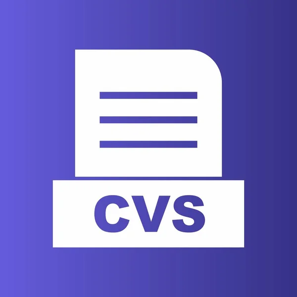 File Cvs Isolato Sfondo Astratto — Foto Stock