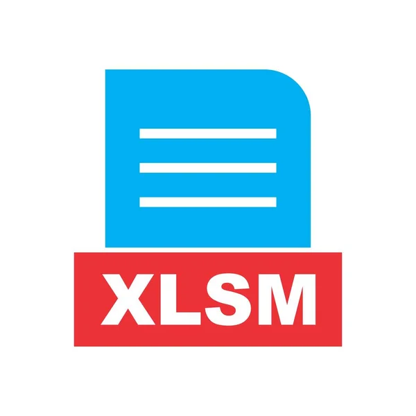 Fichier Xlsm Isolé Sur Fond Abstrait — Photo