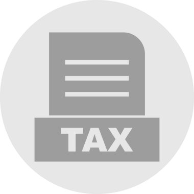 Vergi dosyası soyut arkaplanda izole edildi 