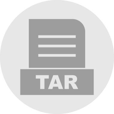 TGZ dosyası soyut Arkaplanda izole edildi