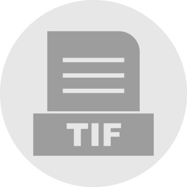 TIF dosyası soyut arkaplanda izole edildi