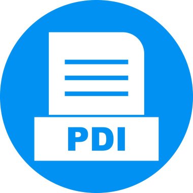 PDI dosyası soyut Arkaplanda izole edildi