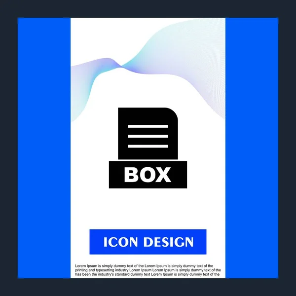 Box Fil Isolerad Abstrakt Bakgrund — Stockfoto