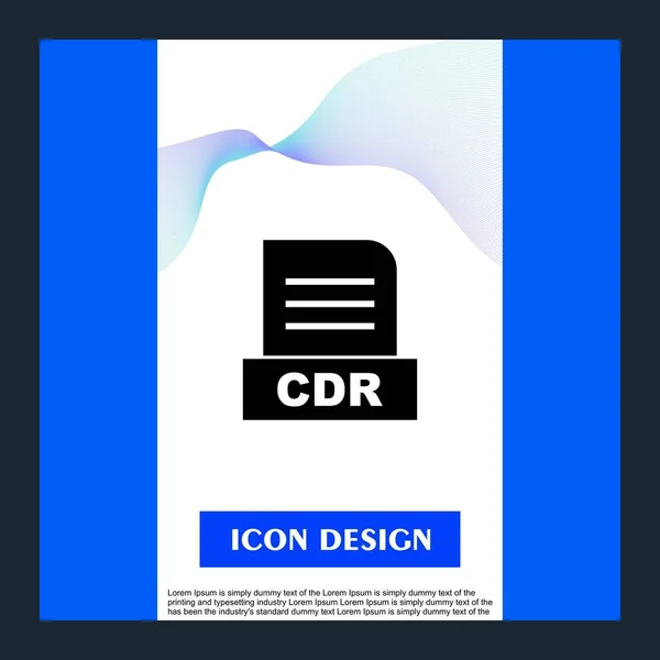 Cdr File Isolated Abstract Background — Stock Photo, Image