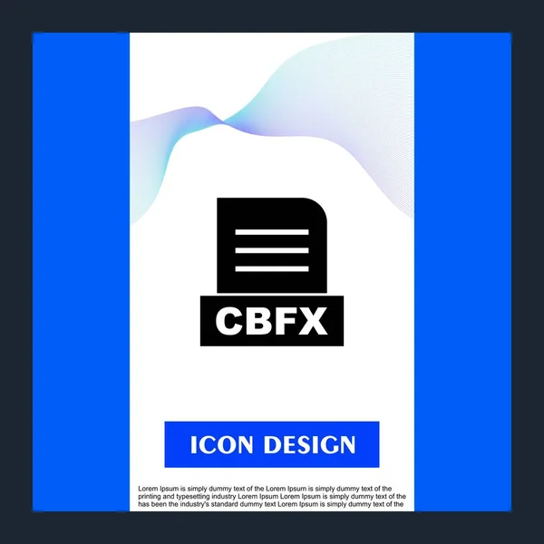 Cbfx Fájl Elkülönített Absztrakt Háttér — Stock Fotó