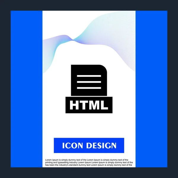 File Html Isolato Sfondo Astratto — Foto Stock