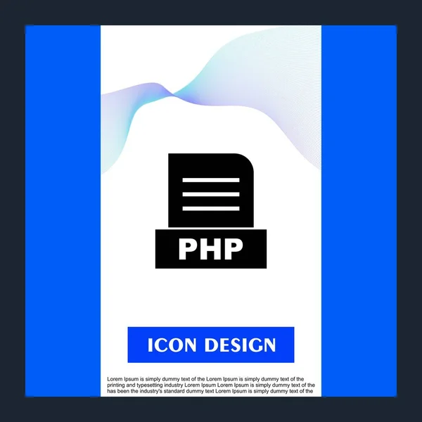 File Php Isolato Sfondo Astratto — Foto Stock