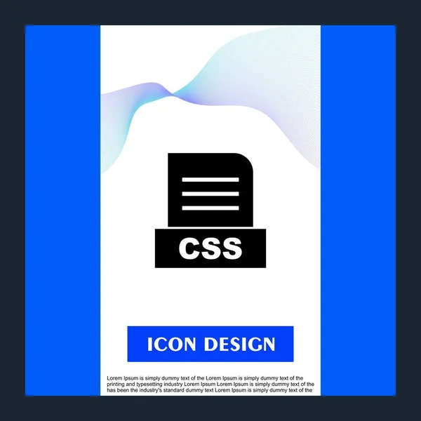 Css Soubor Izolovaný Abstraktním Pozadí — Stock fotografie