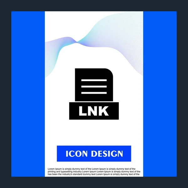 Lnk File Isolated Abstract Background — 스톡 사진