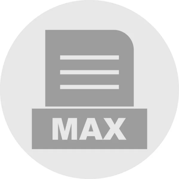 Maxファイル抽象的な背景に隔離 — ストック写真