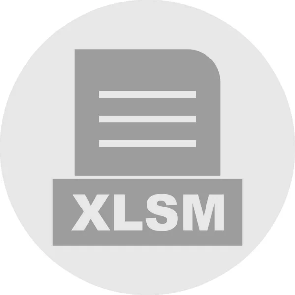 Изолированный Файл Xlsm Абстрактном Фоне — стоковое фото