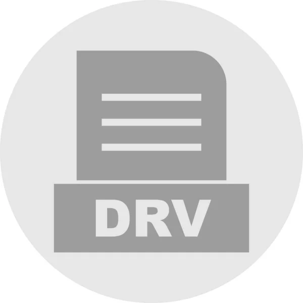 Drv File Isolated Abstract Background — Stock Photo, Image