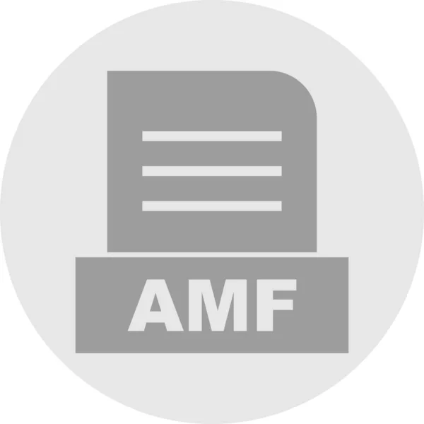 Archivo Amf Aislado Sobre Fondo Abstracto — Foto de Stock