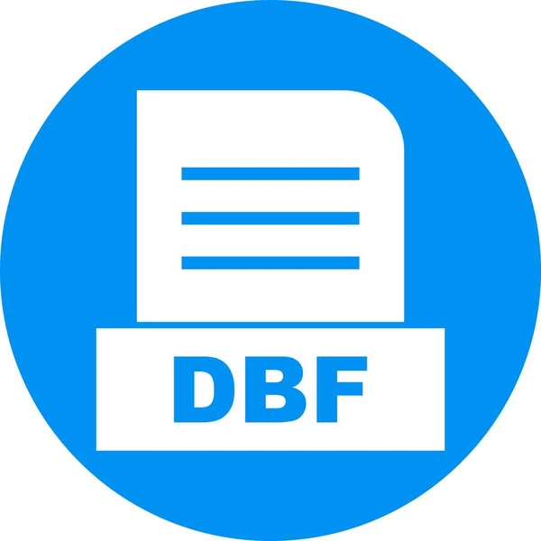 Файл Dbf Изолирован Абстрактном Фоне — стоковое фото
