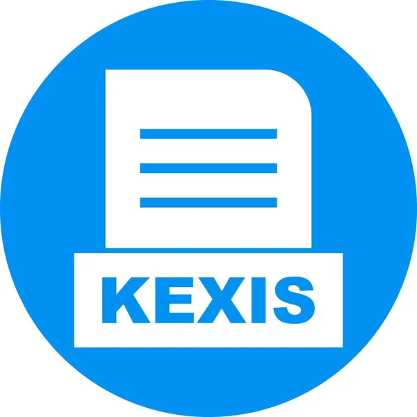 Kexisファイルを抽象的な背景に分離 — ストック写真