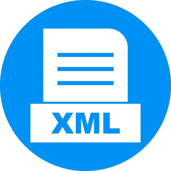 Xml Fil Isolerad Abstrakt Bakgrund — Stockfoto