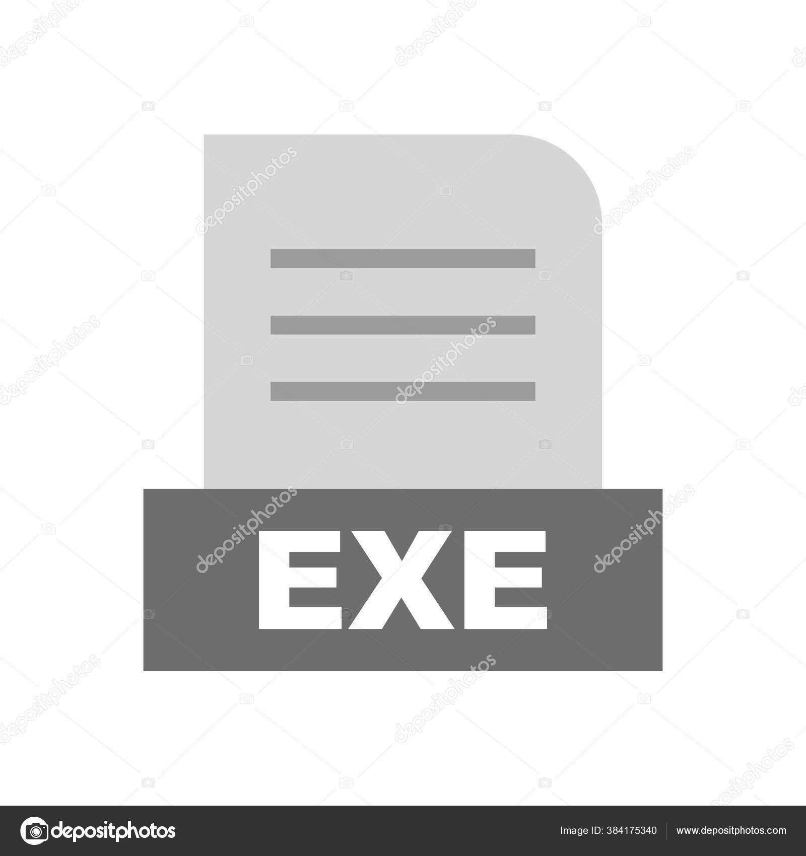 Exe File Isolated Abstract Background — Stock Photo © Vectorvalley ...