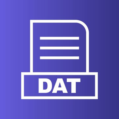 Veri dosyası soyut arkaplanda izole edildi