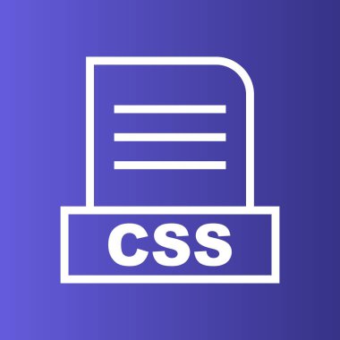  CSS dosyası soyut arkaplanda izole edildi