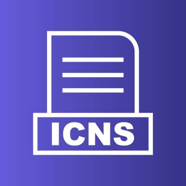  ICNS dosyası soyut arkaplanda izole edildi