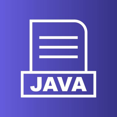 JAVA dosyası soyut arkaplanda izole edildi