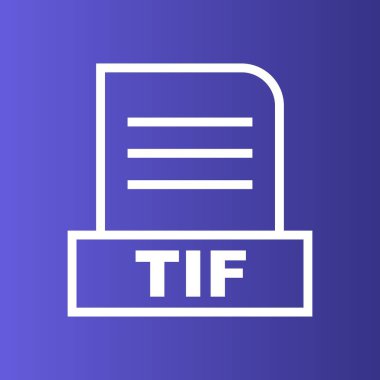 TIF dosyası soyut arkaplanda izole edildi