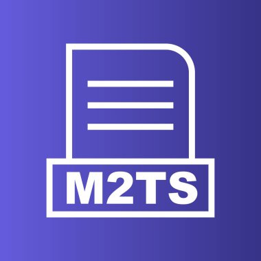 M2TS dosyası soyut arkaplanda izole edildi