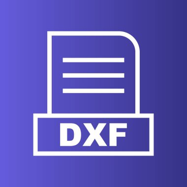 DXF dosyası soyut arkaplanda izole edildi