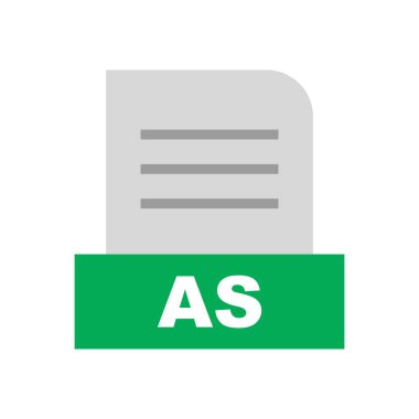 Soyut Arkaplanda İzole Edilmiş AS dosyası