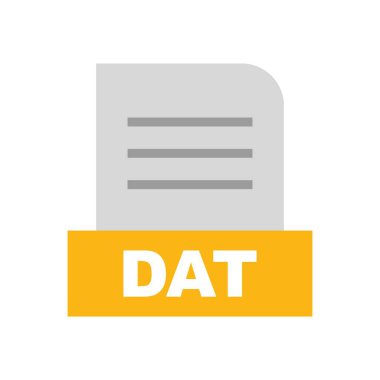 Veri dosyası soyut arkaplanda izole edildi