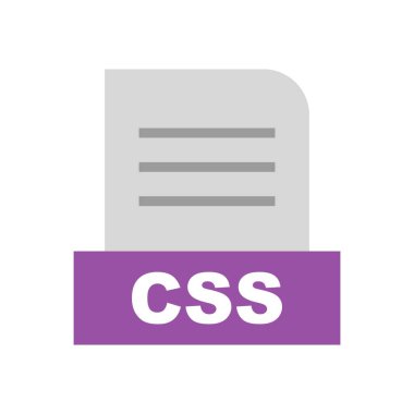  CSS dosyası soyut arkaplanda izole edildi