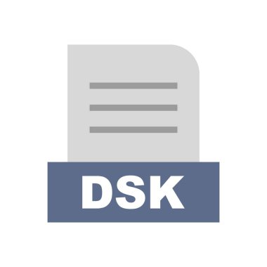 DSK dosyası soyut Arkaplanda izole edildi 