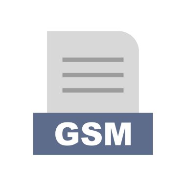 Soyut Arkaplanda GSM dosyası izole edildi