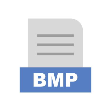 BMP dosyası soyut arkaplanda izole edildi