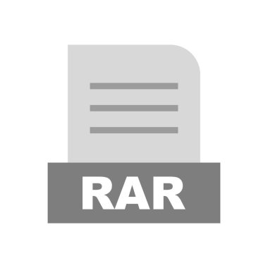 RAR dosyası soyut arkaplanda izole edildi