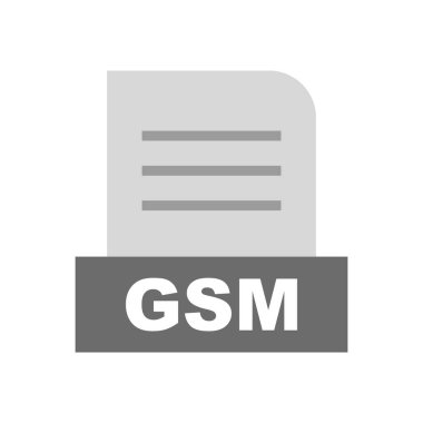 Soyut Arkaplanda GSM dosyası izole edildi