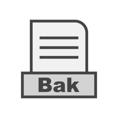 Bak dosyası soyut arkaplanda izole edildi 